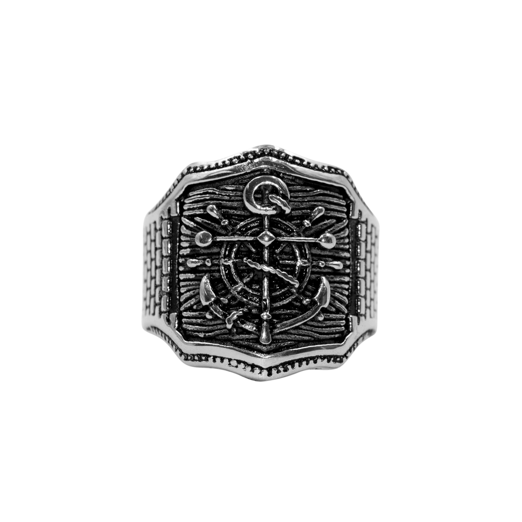 Edelstahlring "Anker"