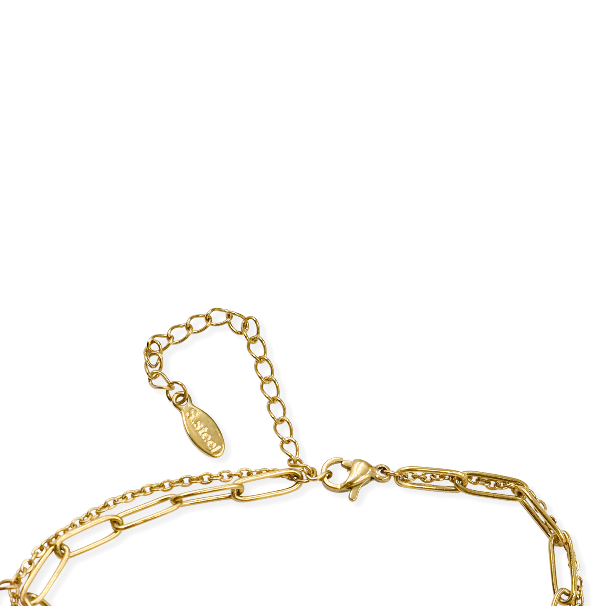 Edelstahl Fußkette "LOVE"