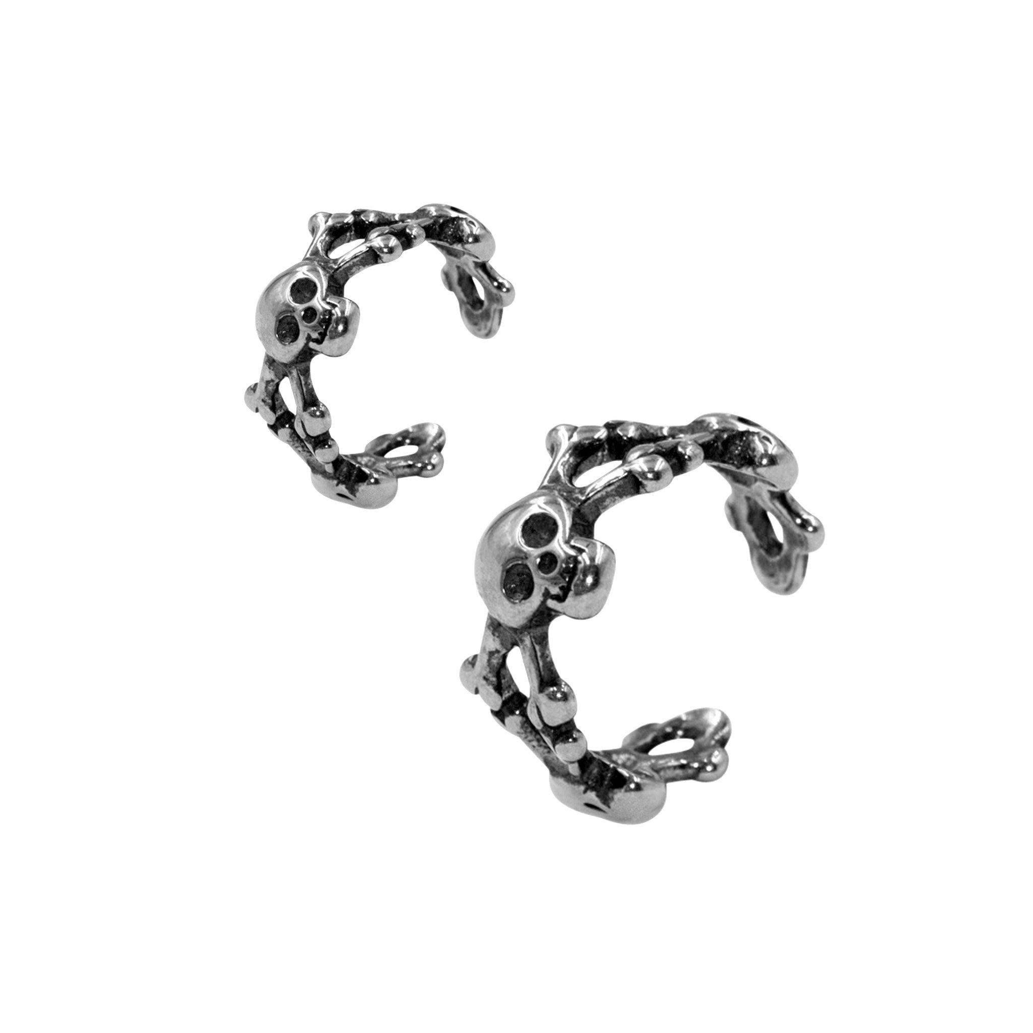 Ohrklemme aus Chirurgenstahl "Totenkopf"