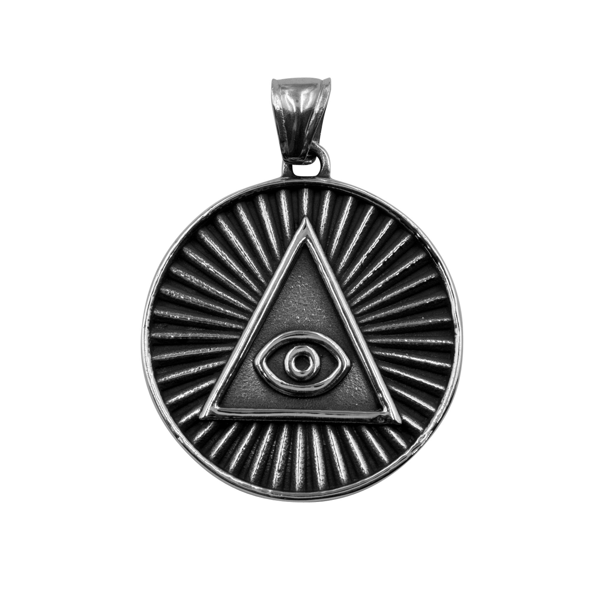 Edelstahlanhänger "Auge der Vorsehung"