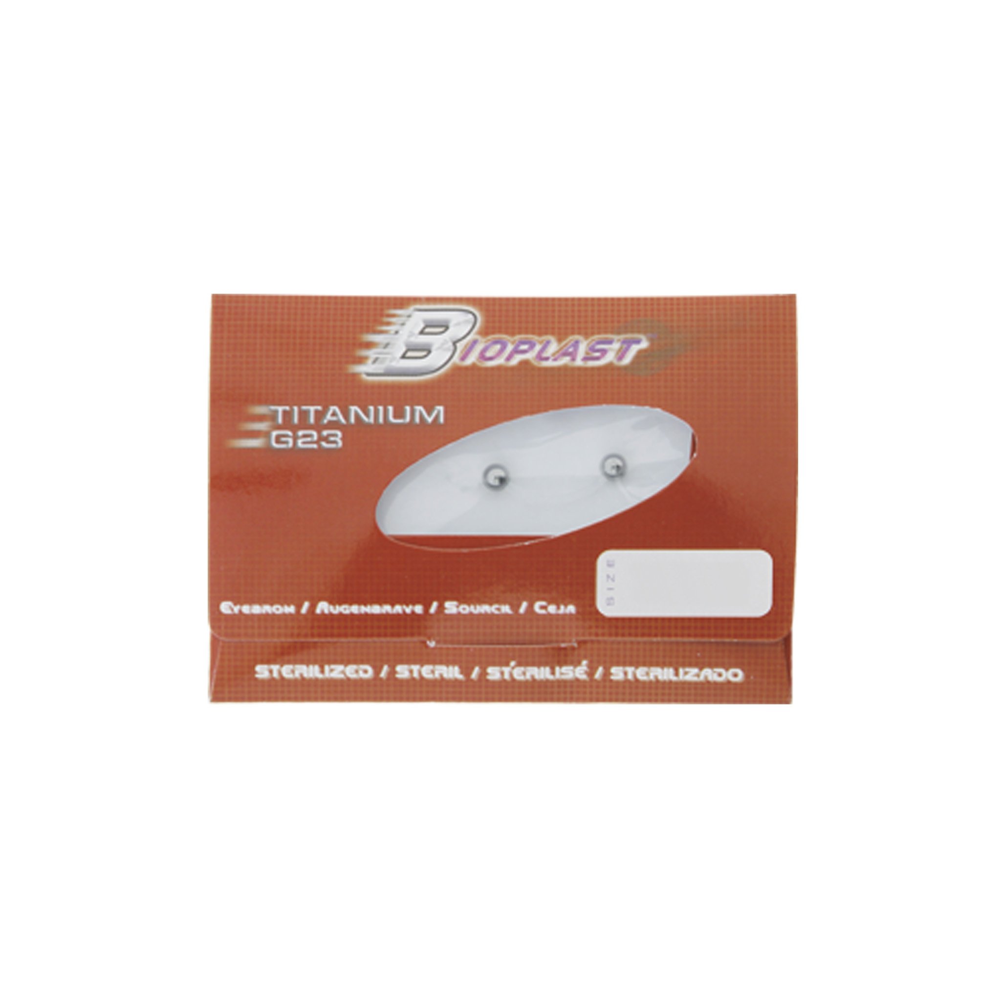 Sterilisierte Bioplast® Banane mit Titan Kugeln