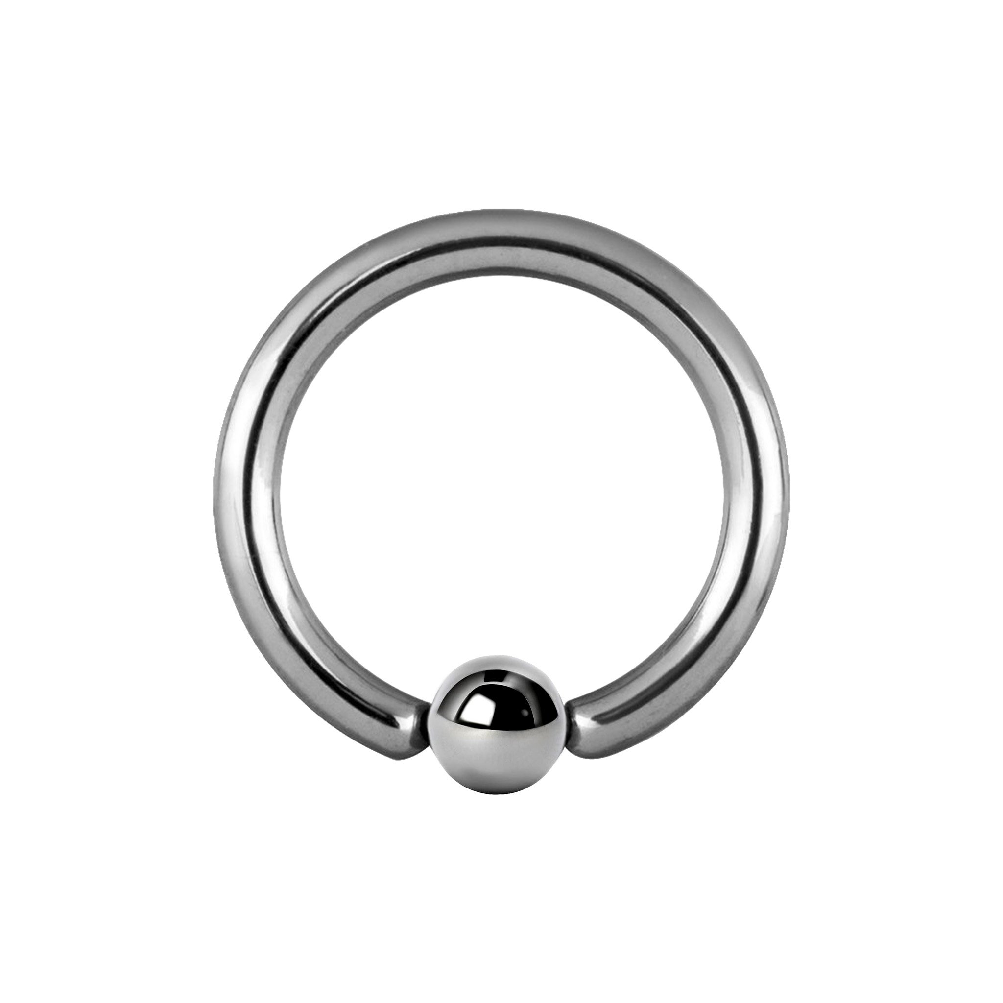 Klemmring mit Kugel aus Titan
