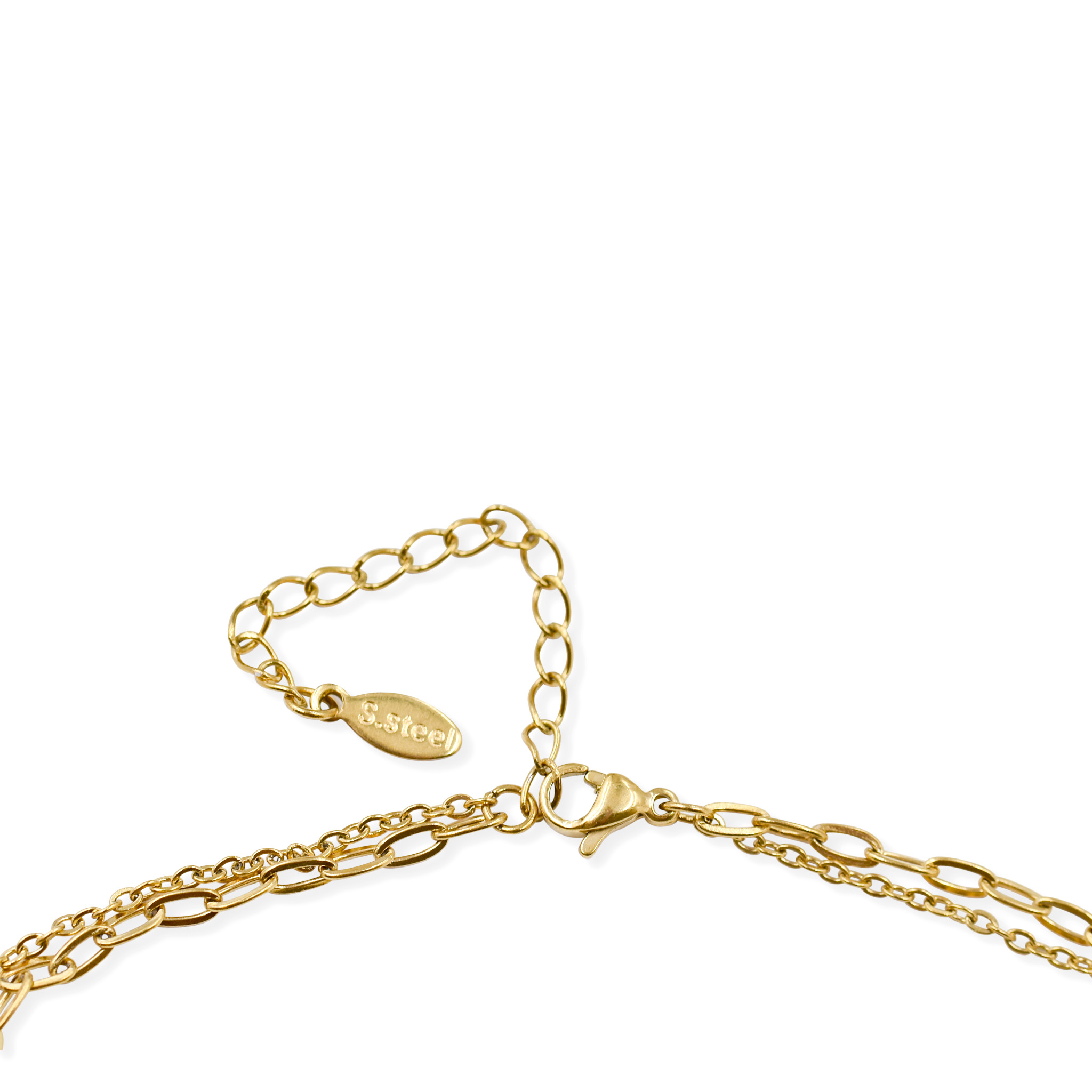 Edelstahl Fußkette "Seestern"