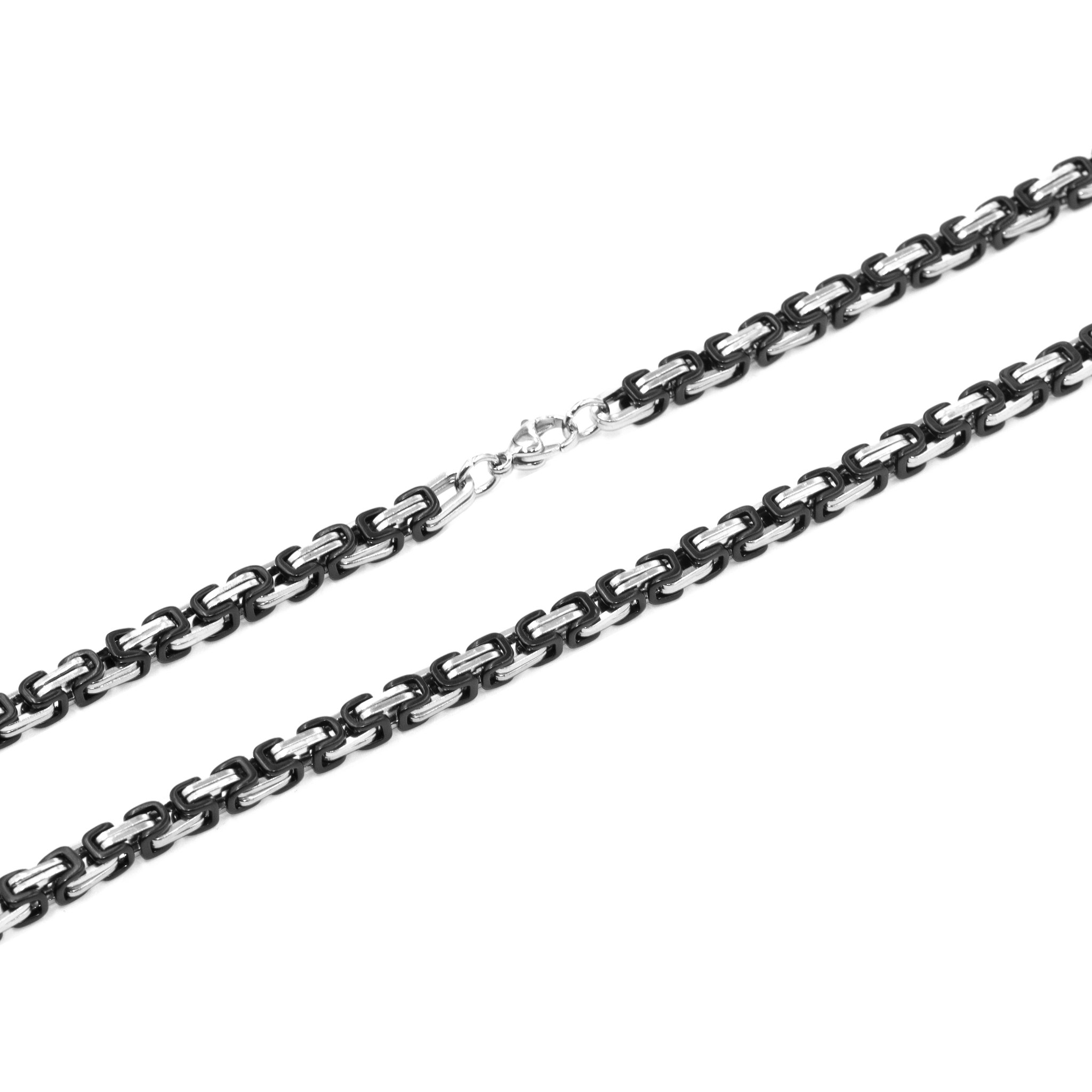 Edelstahl Königskette/Armband Set