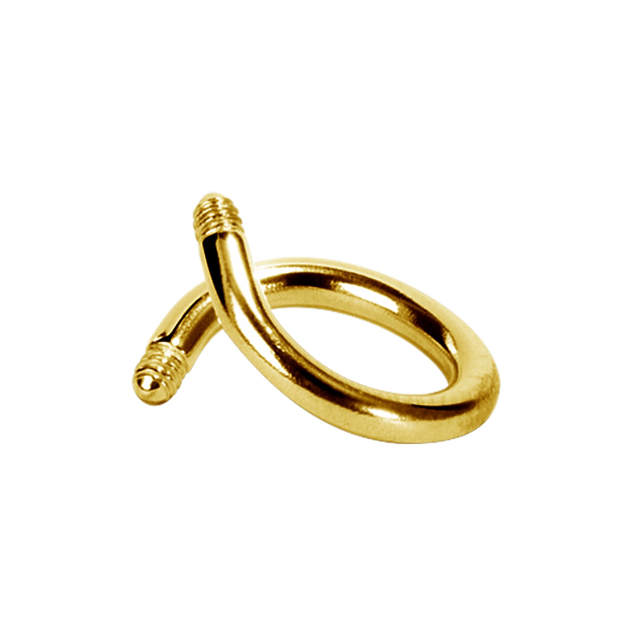 Hufeisen spiralförmig aus Chirurgenstahl