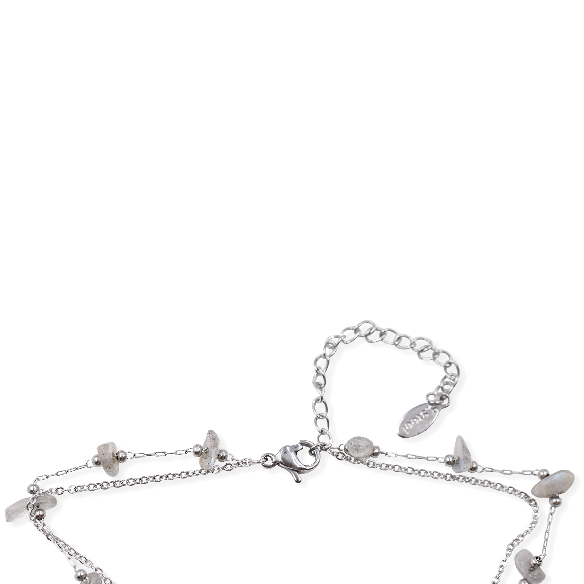 Edelstahl Fußkette "Stern"