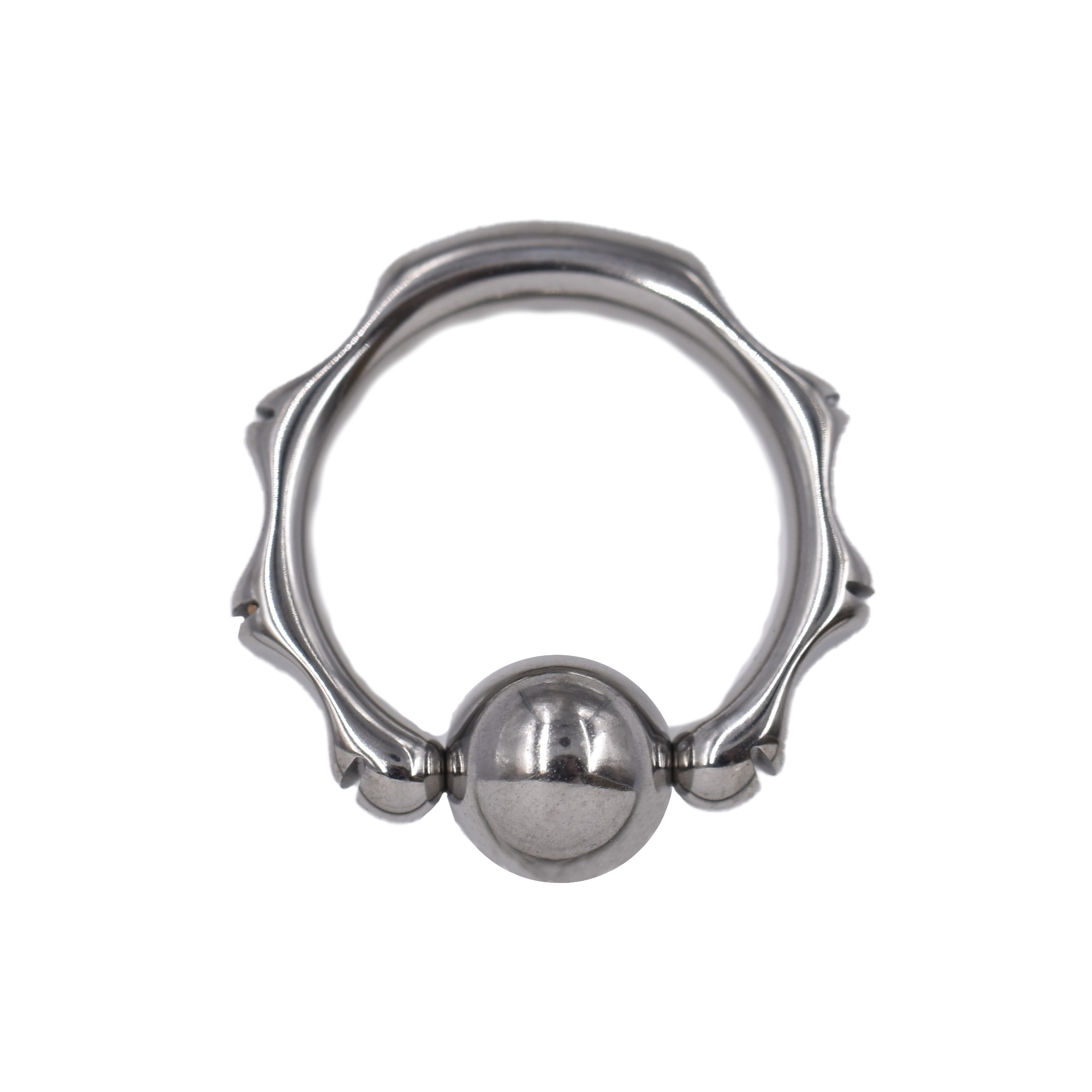 Klemmring mit Kugel aus Titan