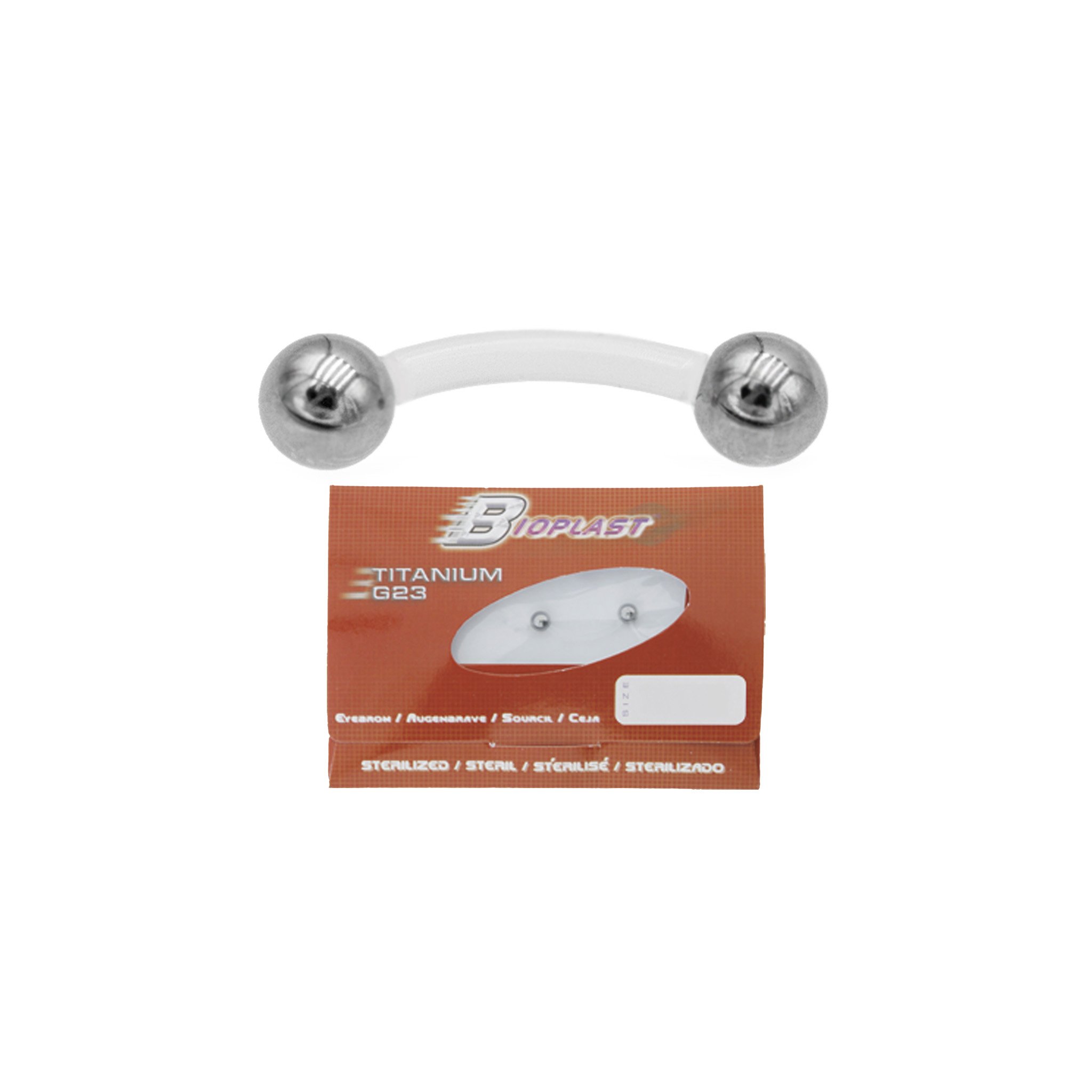 Sterilisierte Bioplast® Banane mit Titan Kugeln