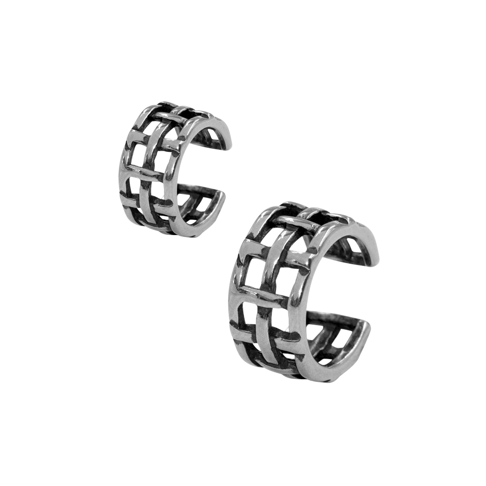 Ohrklemme aus Chirurgenstahl "Runen"