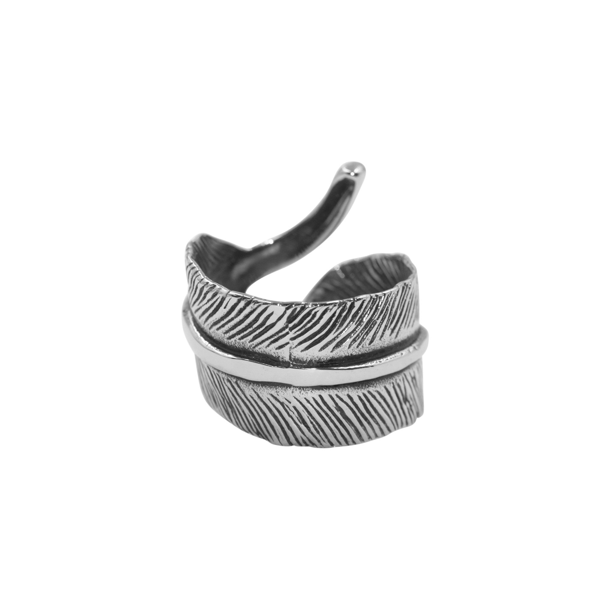 Edelstahlring "Feder"