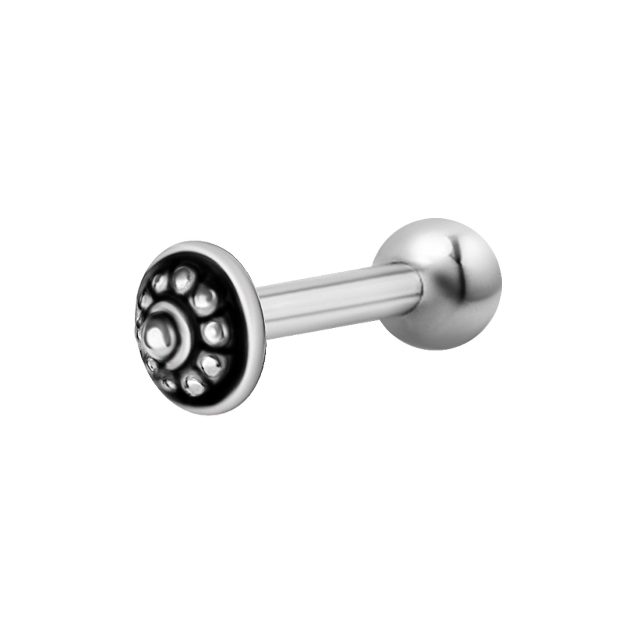 Barbell aus Chirurgenstahl mit Motiv (1.2mm)