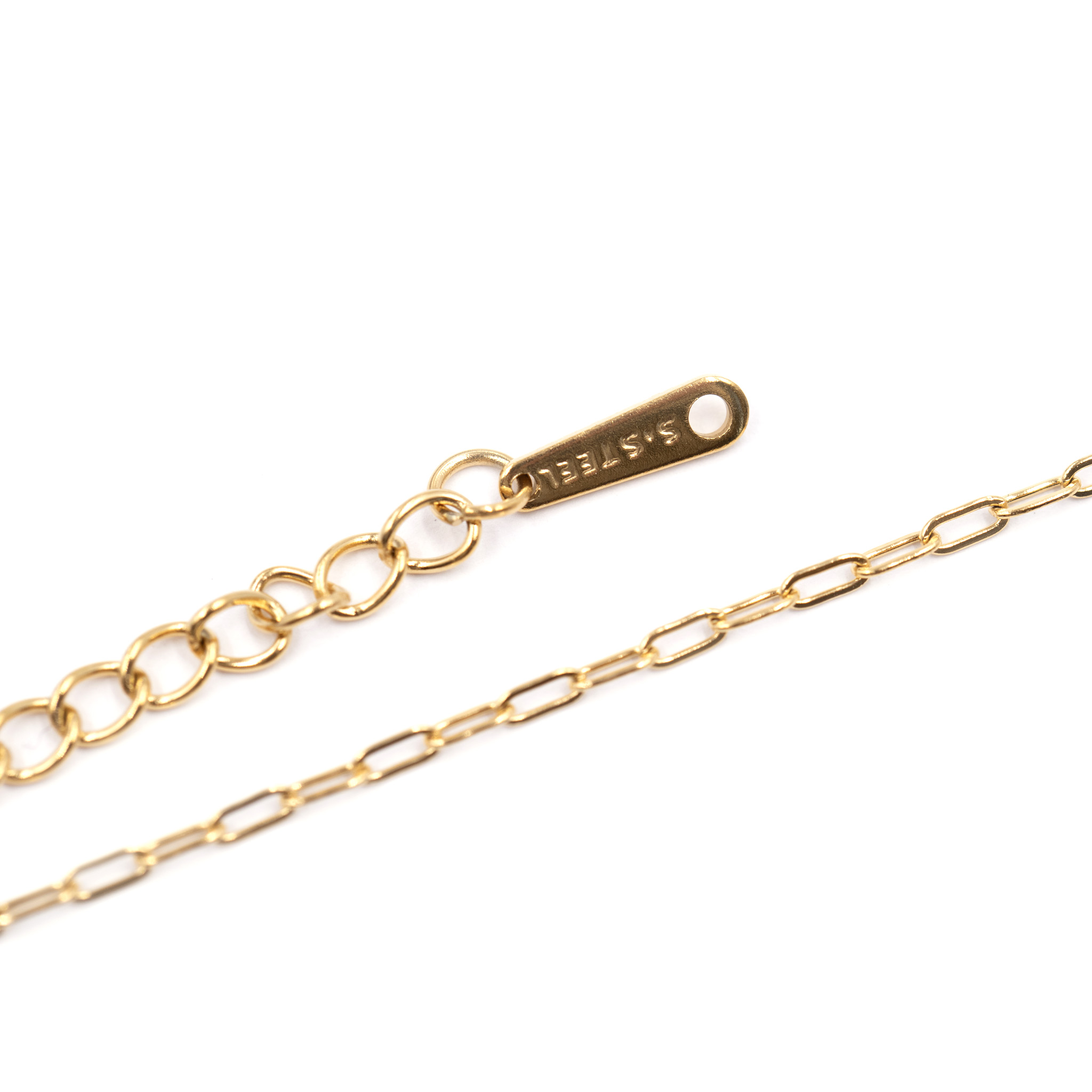 Edelstahl Ankerkette vergoldet